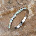 Iridescent Delicate Opal Ring