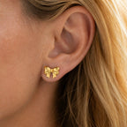 Seraphina Petite Bow Earrings