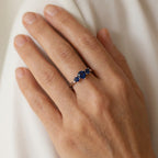 Heart-Shaped Zirconia Silver Ring