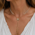 Pearl Butterfly Pendant Necklace