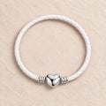 Timeless White Gold Heart Bracelet