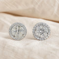 Exquisite Round Stud Earrings