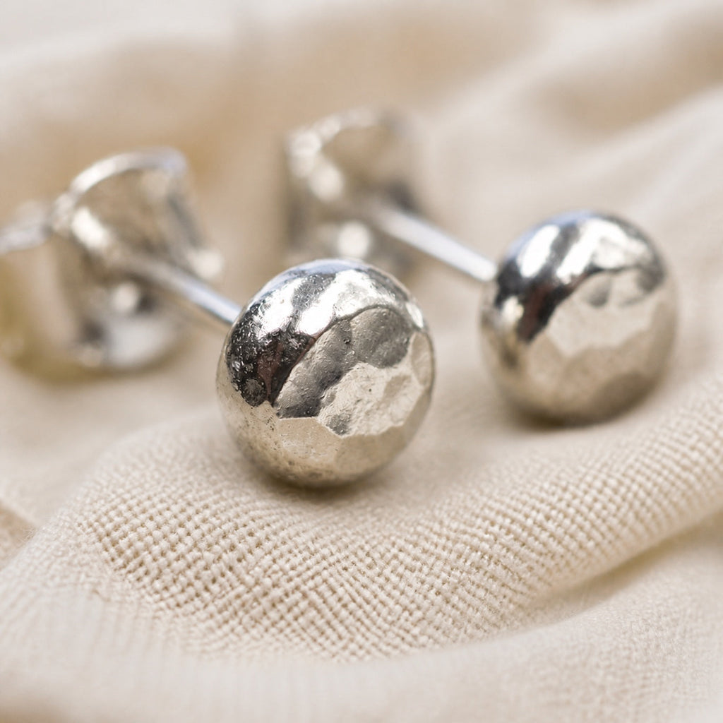Antique Boho Hammered Earrings