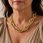 Sovereign Link Choker Necklace