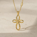 Twisted Cross Necklace