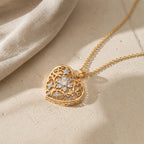 Eternal Heart Hollow Necklace
