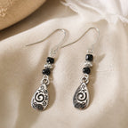 Vintage Empress Teardrop Earrings