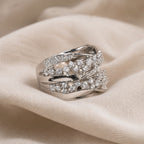 Luxury Crystal Layer Ring