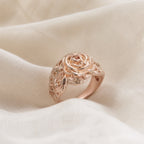 Majestic Flower Gold Ring