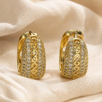 Gold Plated Bohemian Bead Earrings