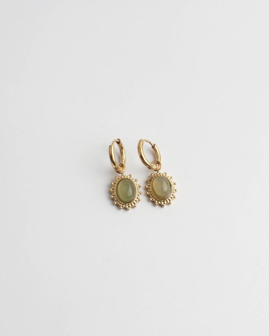 Jolie Earrings Natural Stone