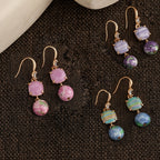 Trendy Mixed Texture Beads Earring