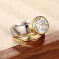 Luxe Round Solitaire Ring Set