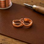 Ember Loop Copper Earrings