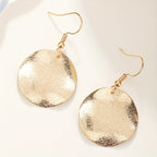 Simple Irregular Round Earrings
