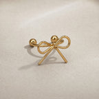Graceful Bow Ear Cuff