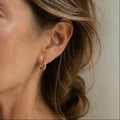 Refined Oval Hoop Earrings