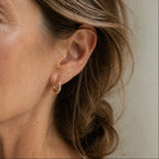 Refined Oval Hoop Earrings