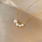 Unique Gold Freshwater Pearl Necklace