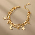 Luxe Star Moon Bracelet