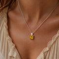 Opulent Golden Pendant Necklace