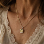 Refined Yellow Pendant Necklace