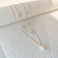 Pearl Flower Layered Necklace