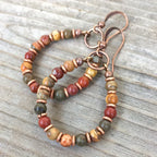 Vintage Creative Teardrop Bead Earrings