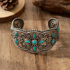 Graceful Turquoise Floral Bracelet