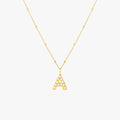 Pearl Initial Pendant Necklace