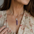 Channel Bar Pendant Necklace