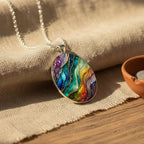 Colorful Round Stone Necklace
