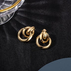 Elegant Gold Hoop Earrings