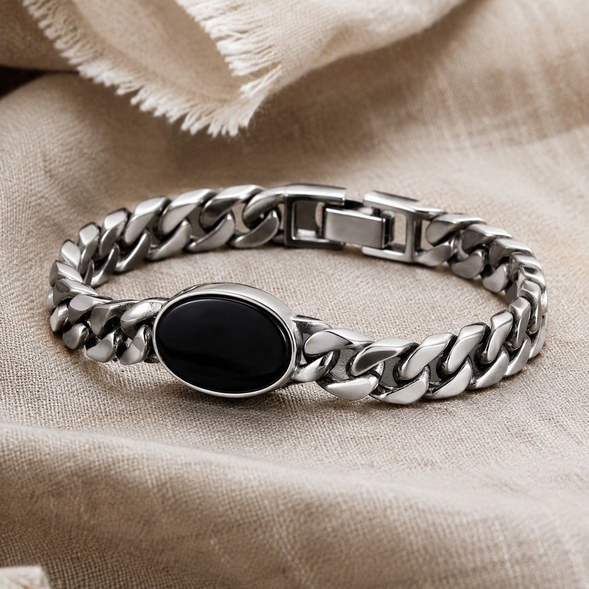 Ethereal Black Charm Bracelet