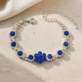 Floral Chain Adjustable Bracelet