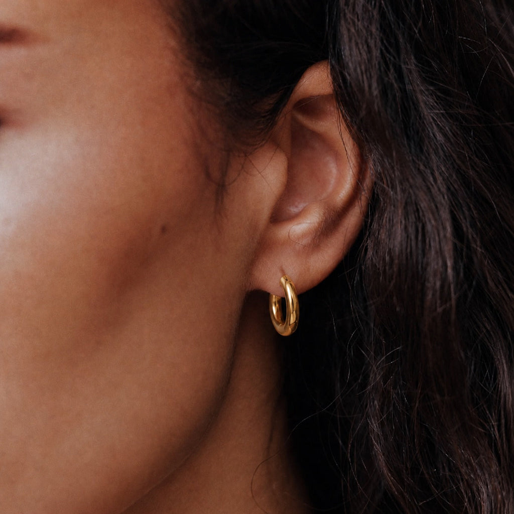 Gold Everyday Mini Hoop