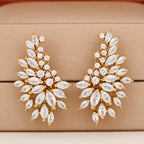 Elegant Zirconia Stud Earrings