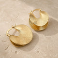 Ethereal Gold Hoop Earrings
