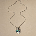 Owl Pendant Long Chain Necklace