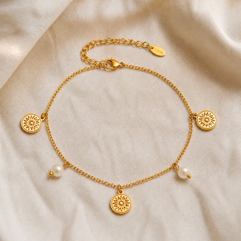 Radiant Golden Sun Bracelet