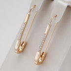 Shimmering Crystal Pearl Dangle Earrings