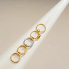 Blaise Stacked Crystals Ring