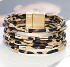 Wide Boho Multilayer Wrap Bracelet