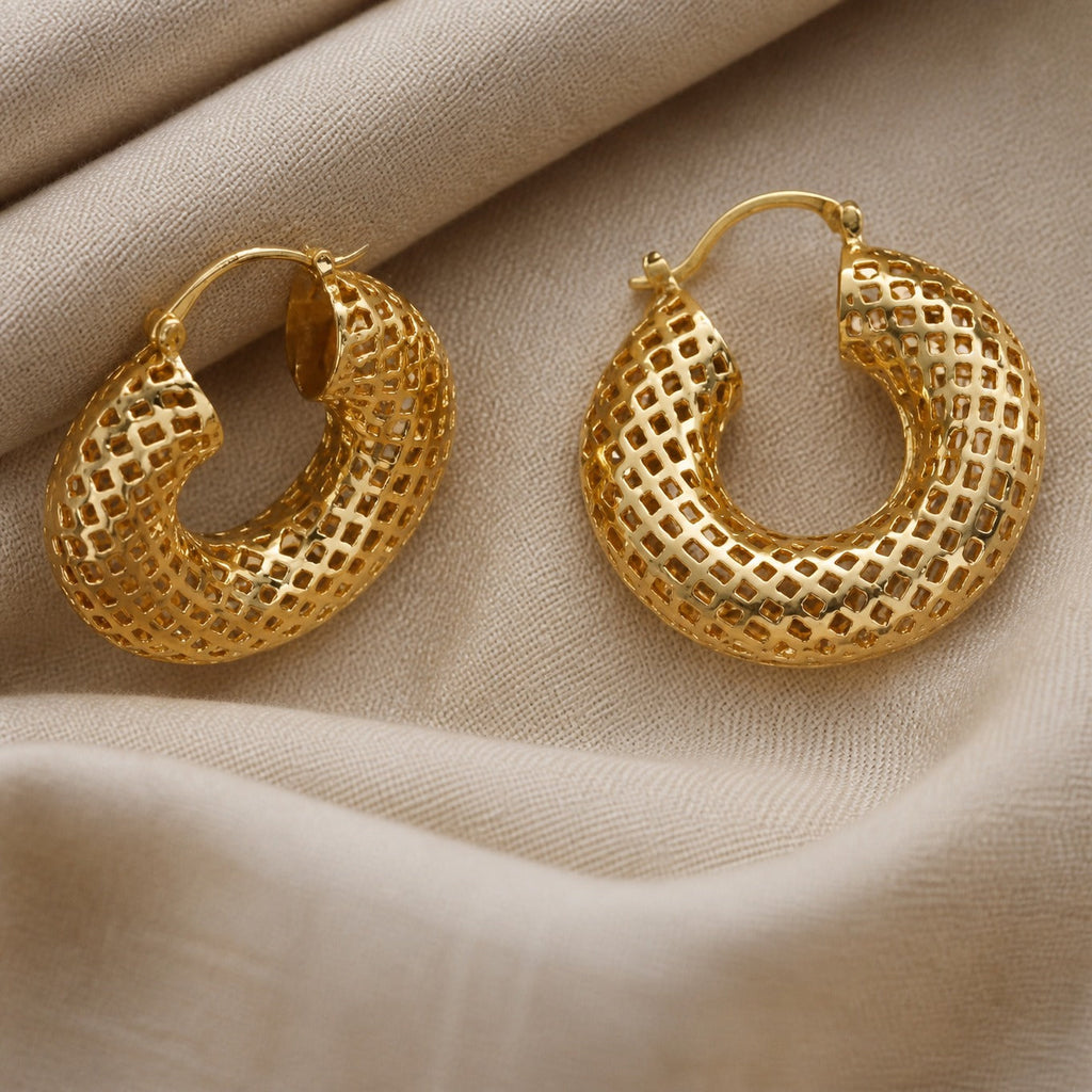 Timeless Greek Hoop Earrings