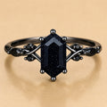 Dazzling Black Zirconia Ring