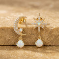 Exquisite Moon Star Earrings