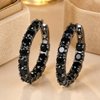 Iconic Black Zirconia Earrings