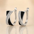Prestigious Crystal Charm Earrings