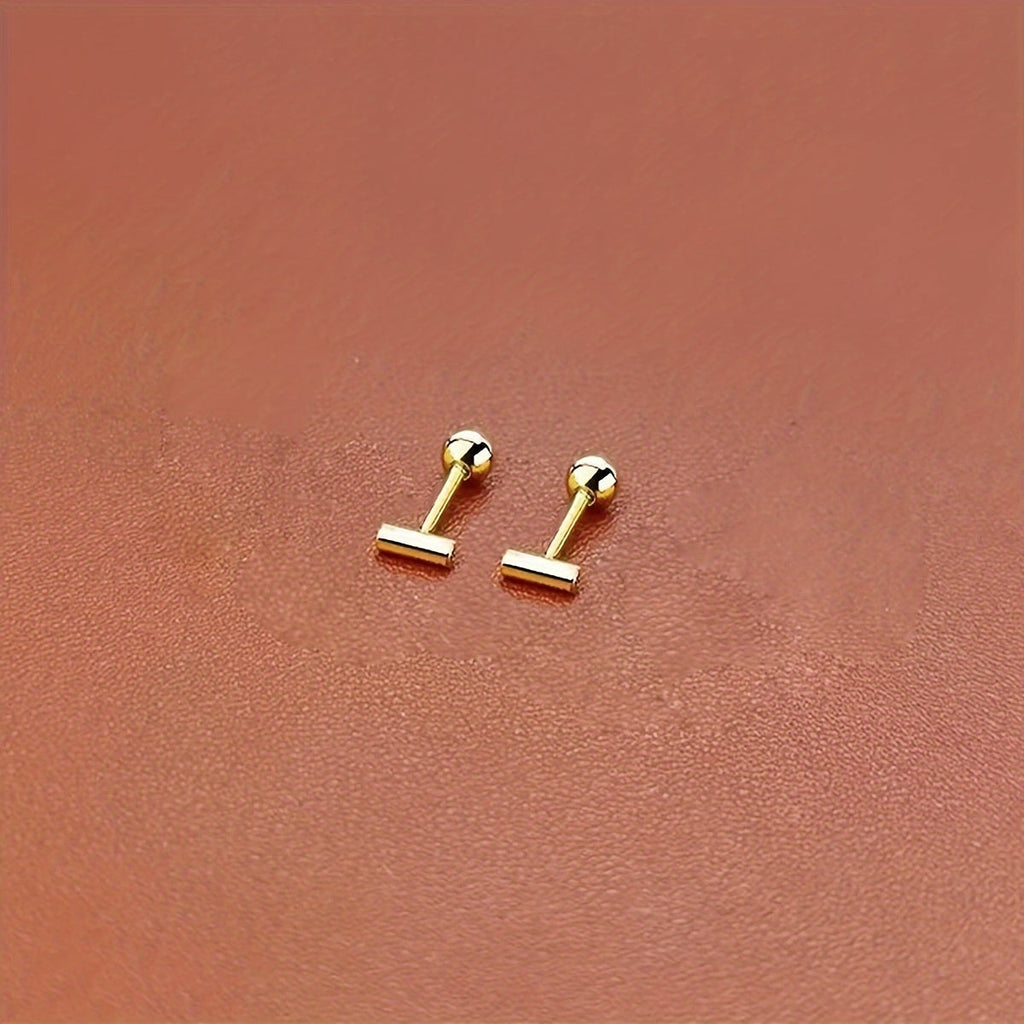 Lavish Bar Stud Earrings