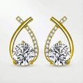 Lustrous Statement Drop Earrings
